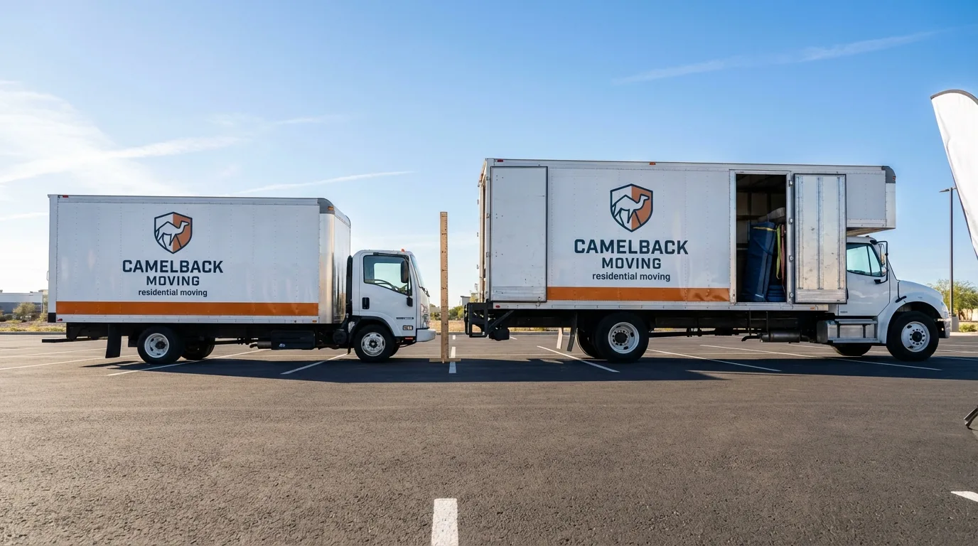 Moving truck size capacity guide in Grove City